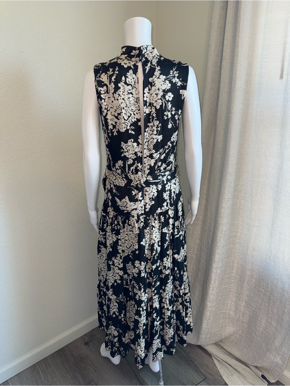Reiss Briella Floral Printed Midi Dress – Size US 8 - Picture 5 of 8